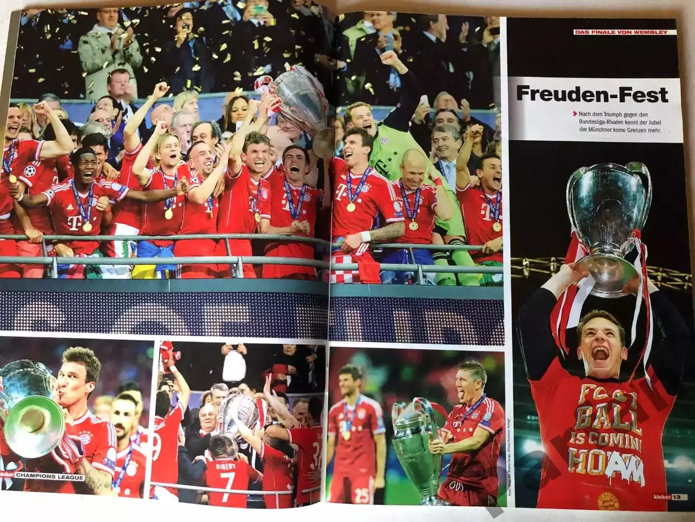 Kicker Ліга Чемпіонів Фінал Баварія - Боруссія 2013 Спецвипуск 2