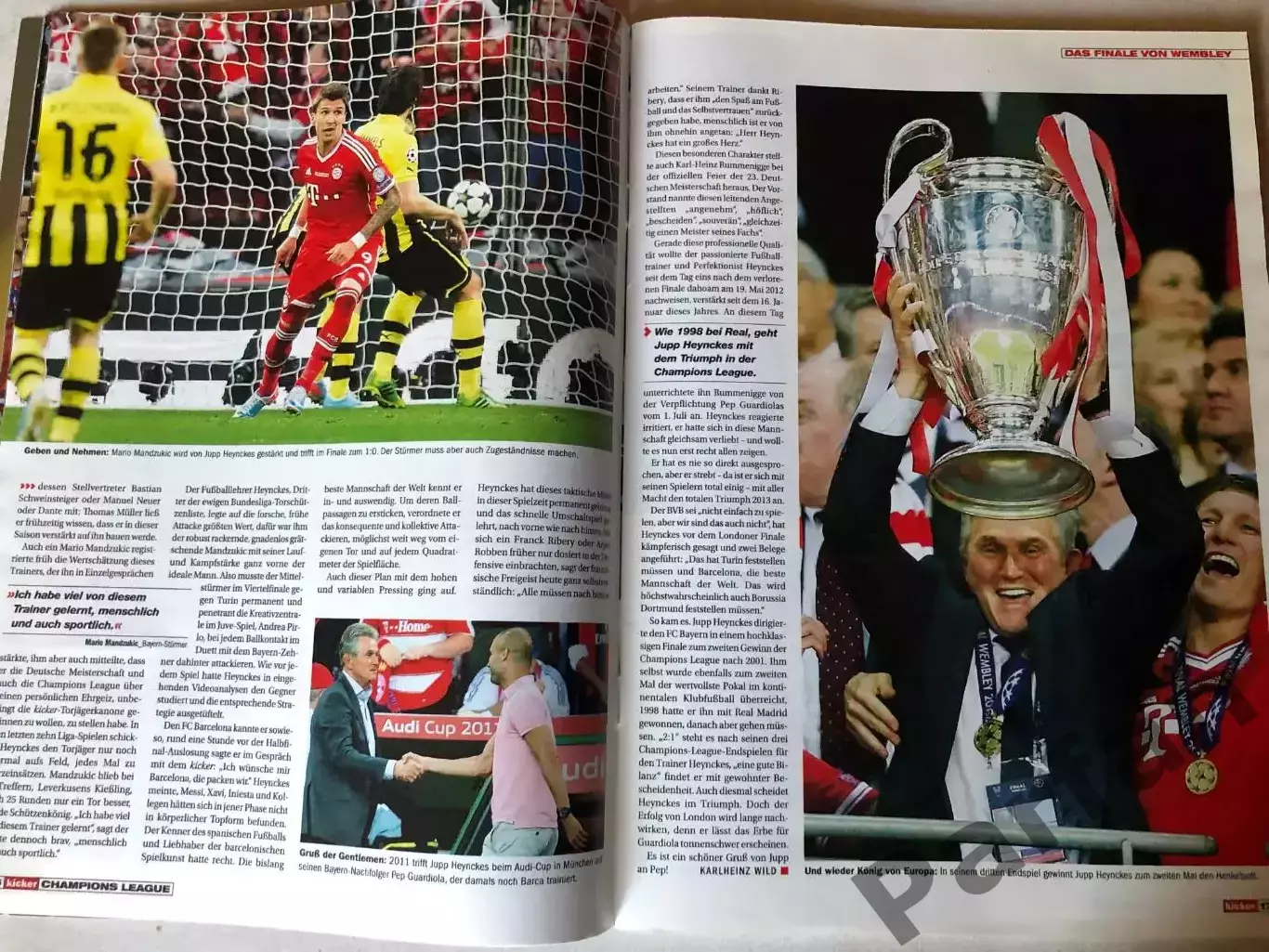 Kicker Ліга Чемпіонів Фінал Баварія - Боруссія 2013 Спецвипуск 3