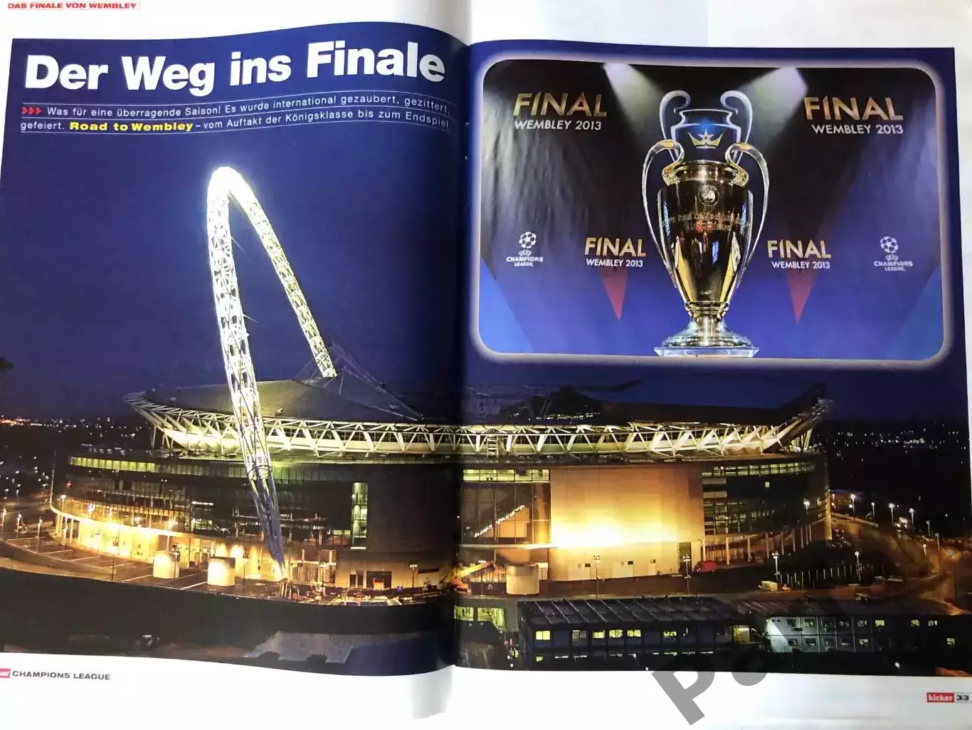 Kicker Ліга Чемпіонів Фінал Баварія - Боруссія 2013 Спецвипуск 6