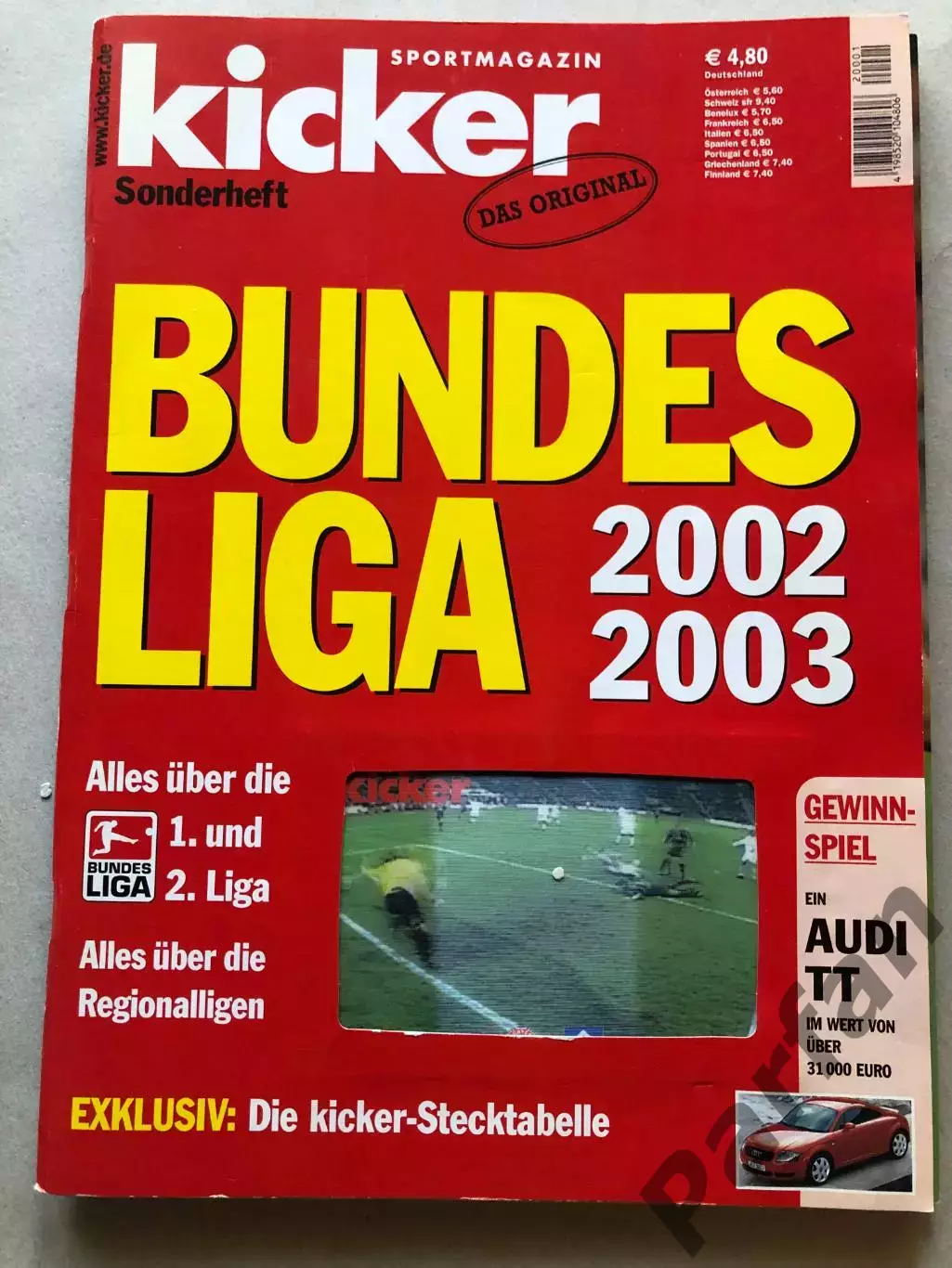 Футбол Журнал Kicker Bundesliga Бундесліга 2002/03 Спецвипуск