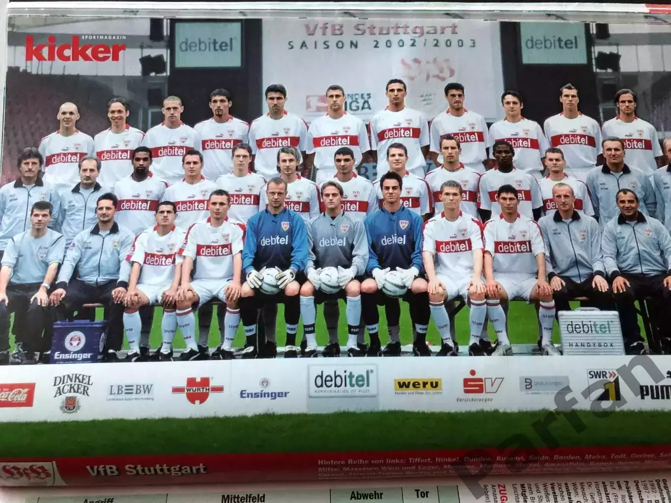 Футбол Журнал Kicker Bundesliga Бундесліга 2002/03 Спецвипуск 4