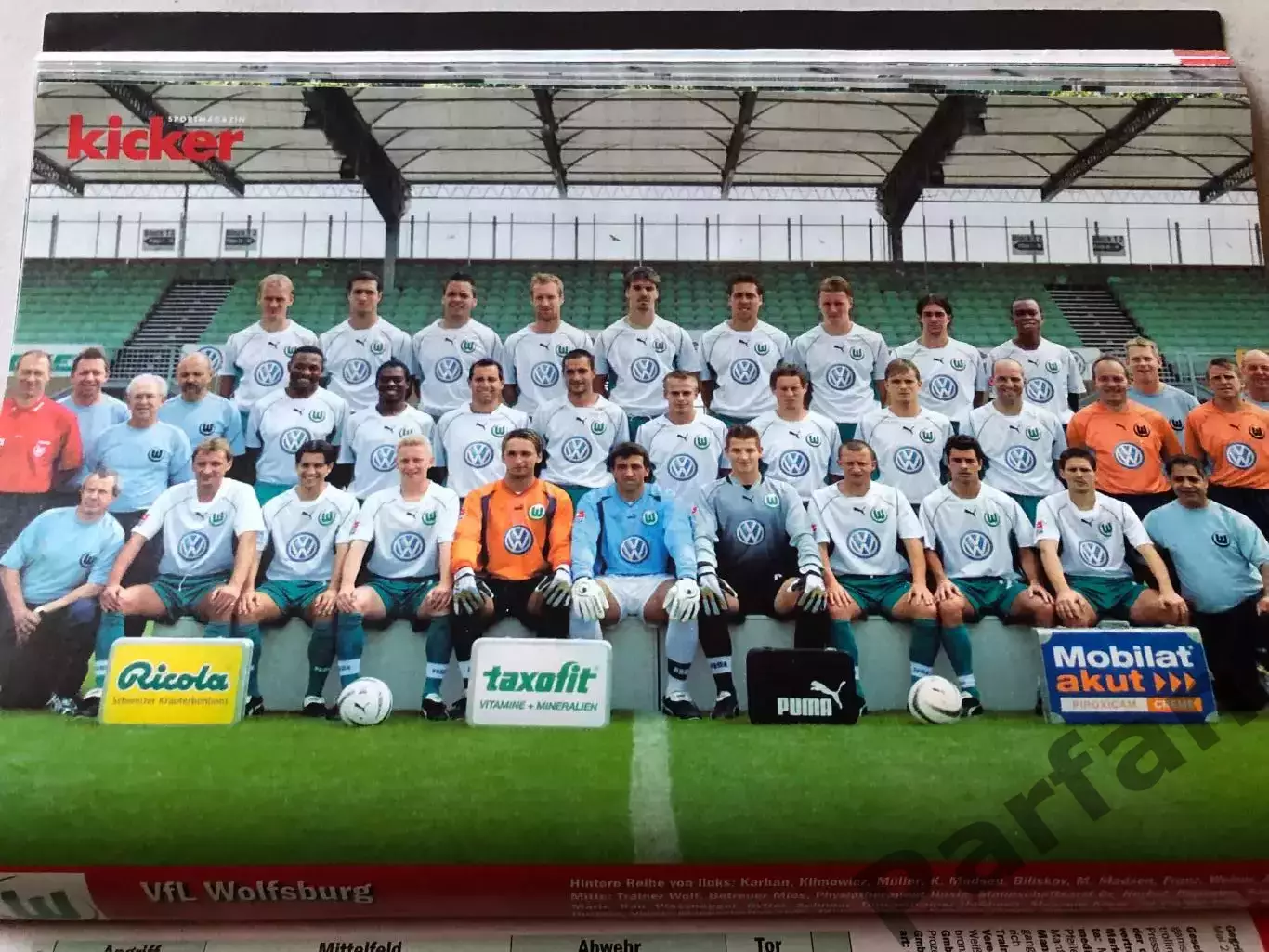 Футбол Журнал Kicker Bundesliga Бундесліга 2002/03 Спецвипуск 6