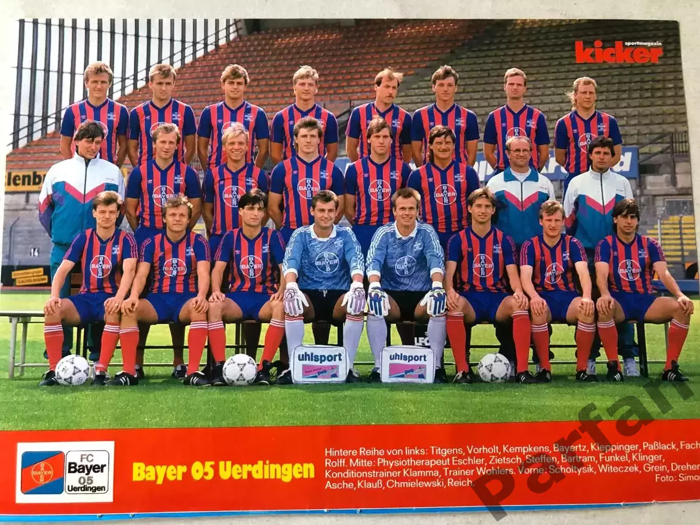 Kicker Bundesliga Постер Байєр 05