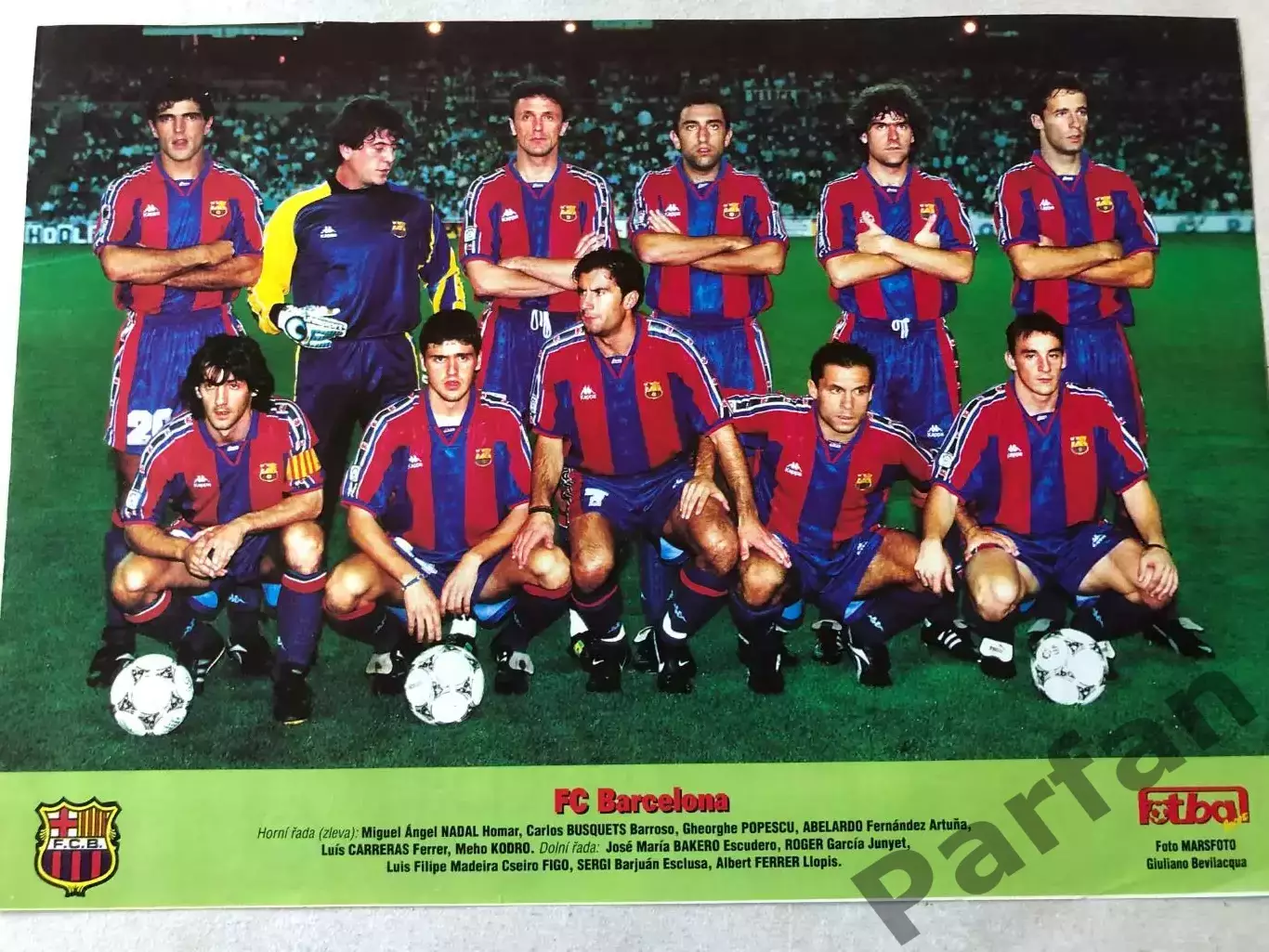 Fotbal Постер Барселона