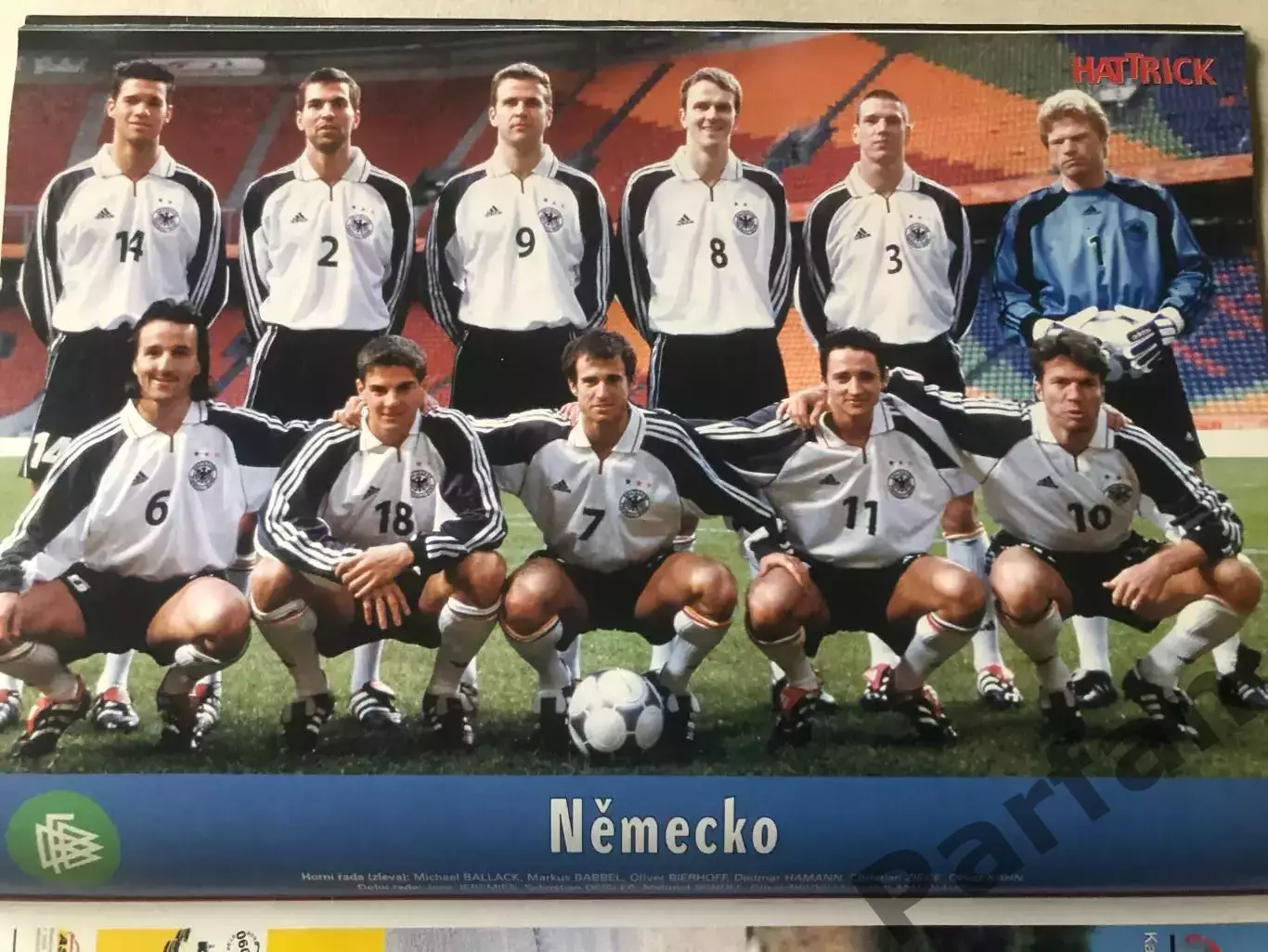 Футбол, Hattrick ЕВРО Чемпіонат Європи 2000 Спецвипуск 1