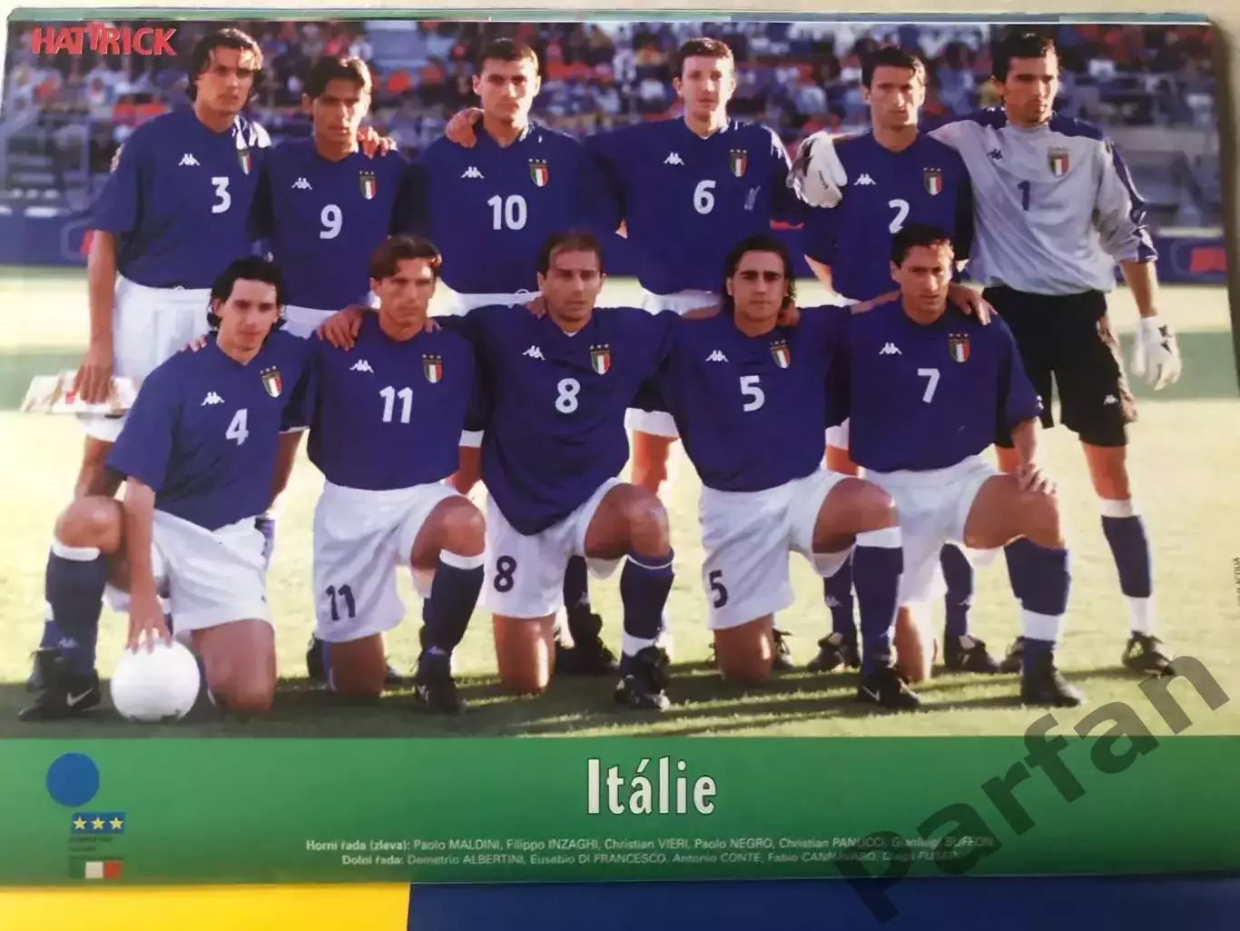 Футбол, Hattrick ЕВРО Чемпіонат Європи 2000 Спецвипуск 2