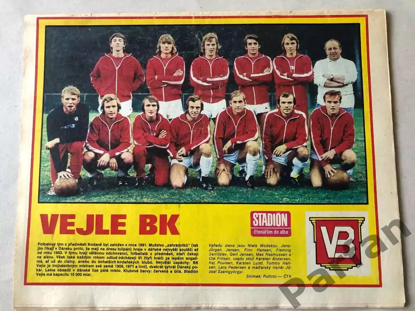 Стадіон/Stadion 1973 №50 Вайле 1