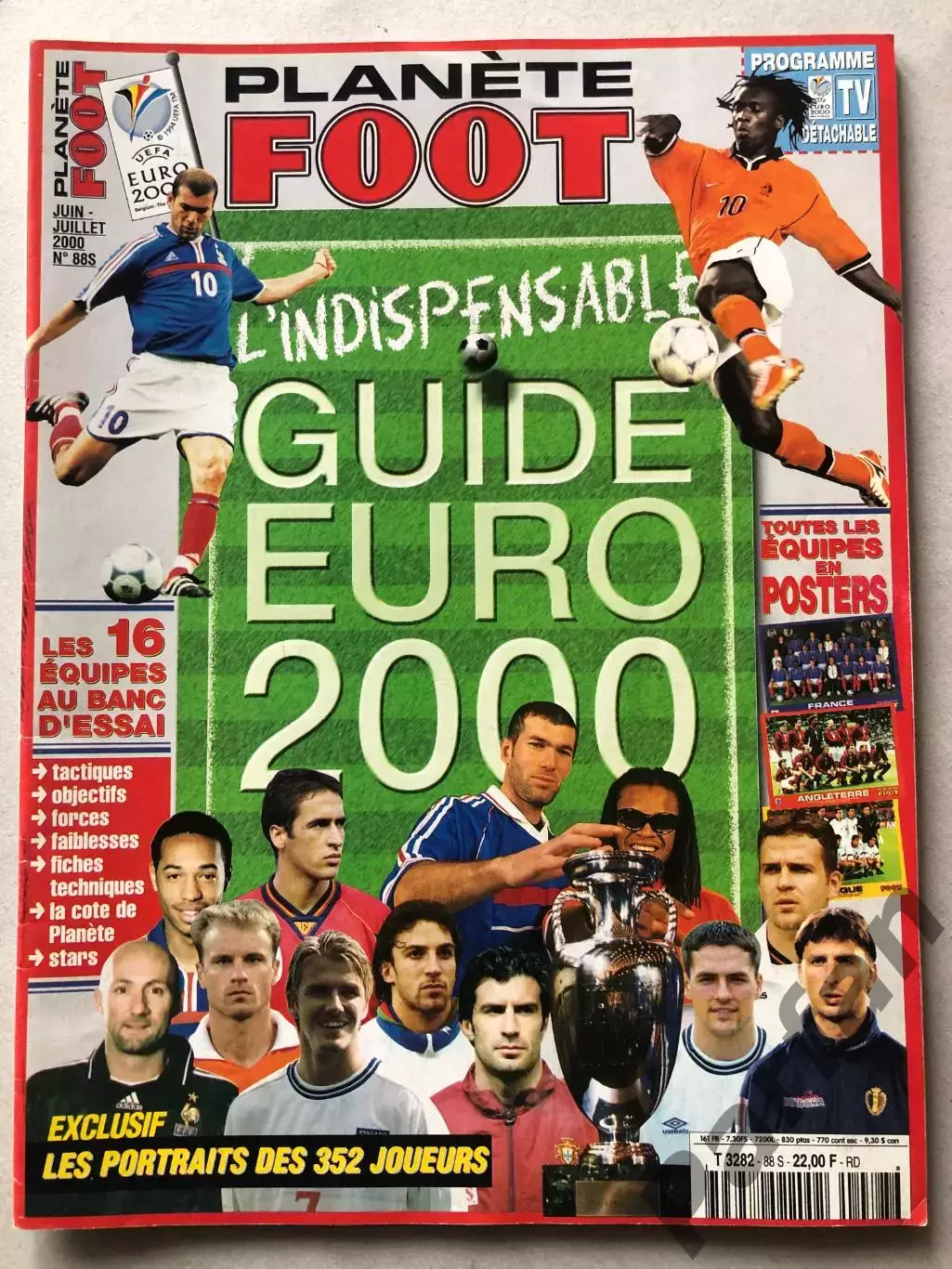 Журнал Planete Foot Чемпіонат Європи ЕВРО 2000 Спецвипуск