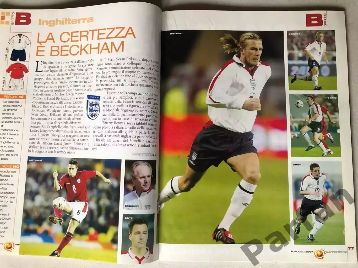 Журнал Guerin Sportivo Чемпіонат Європи ЕВРО 2004 Спецвипуск 5