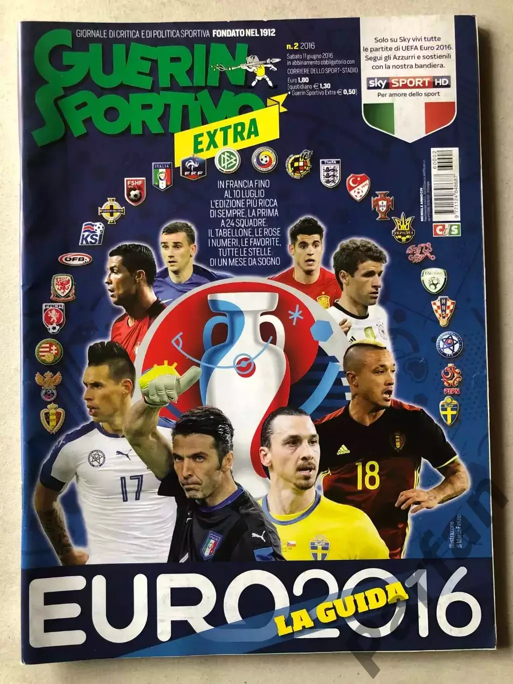 Журнал Guerin Sportivo Чемпіонат Європи ЕВРО 2016 Спецвипуск