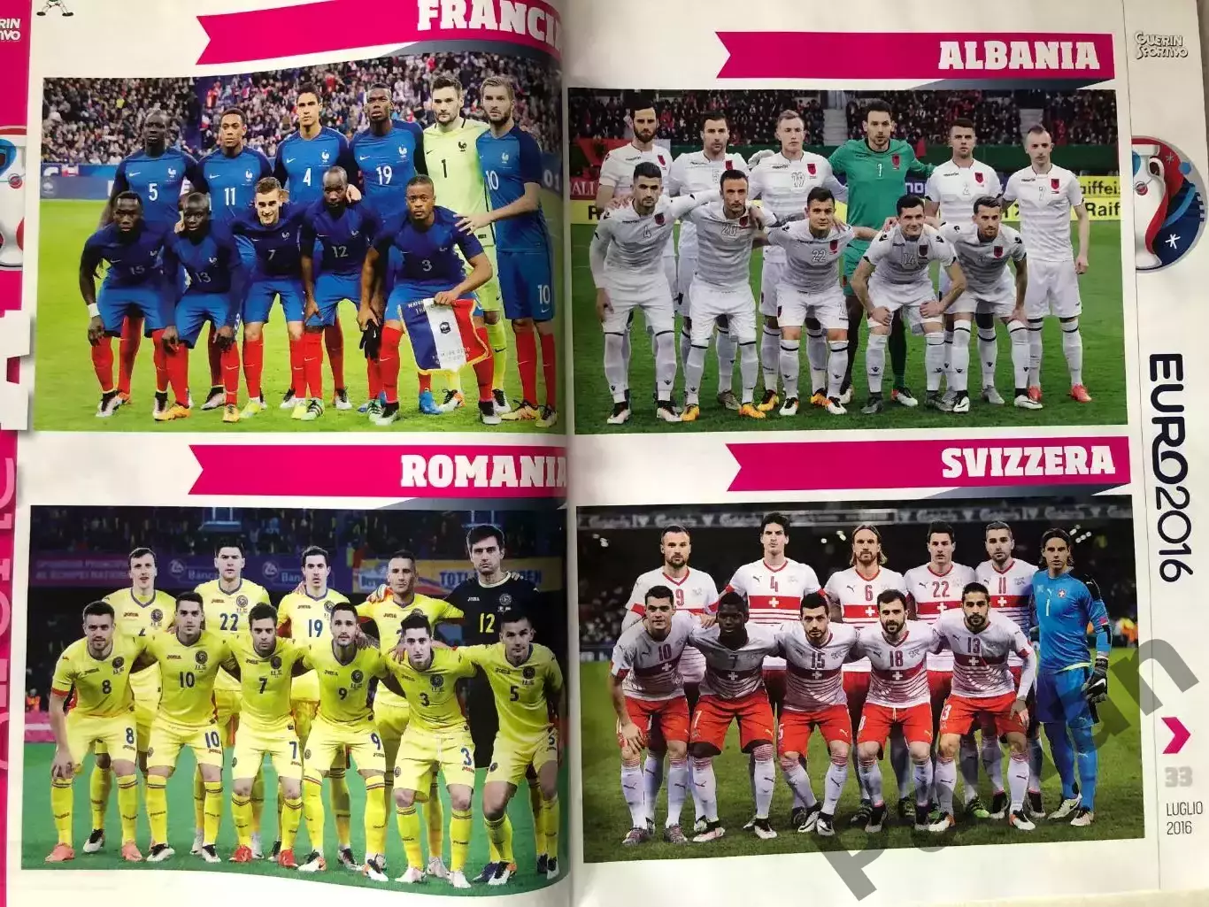 Журнал Guerin Sportivo Чемпіонат Європи ЕВРО 2016 Спецвипуск 1