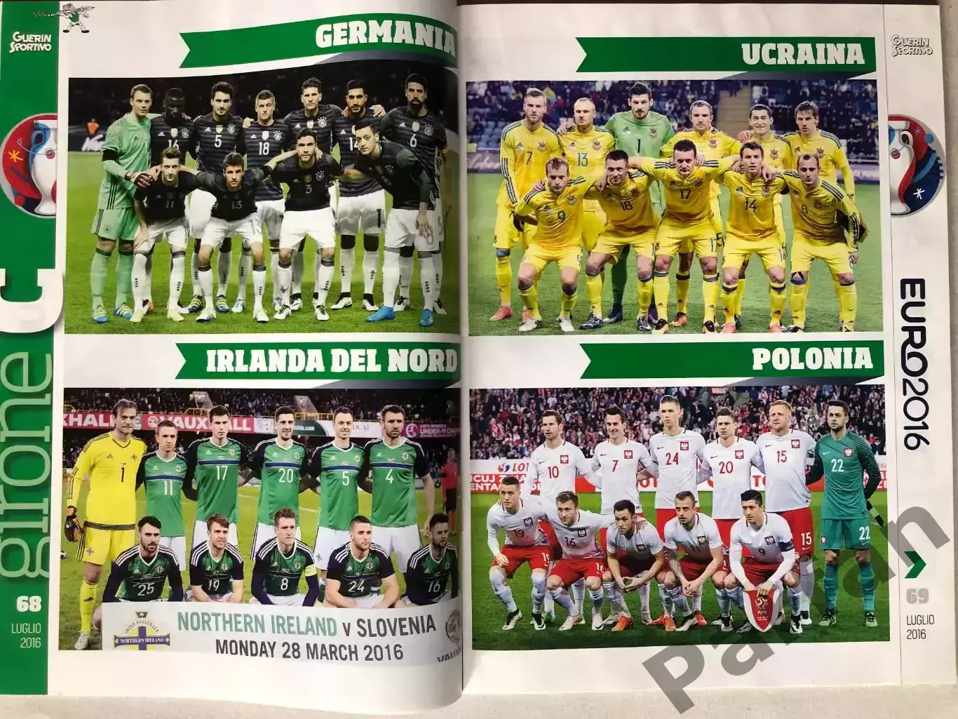 Журнал Guerin Sportivo Чемпіонат Європи ЕВРО 2016 Спецвипуск 3
