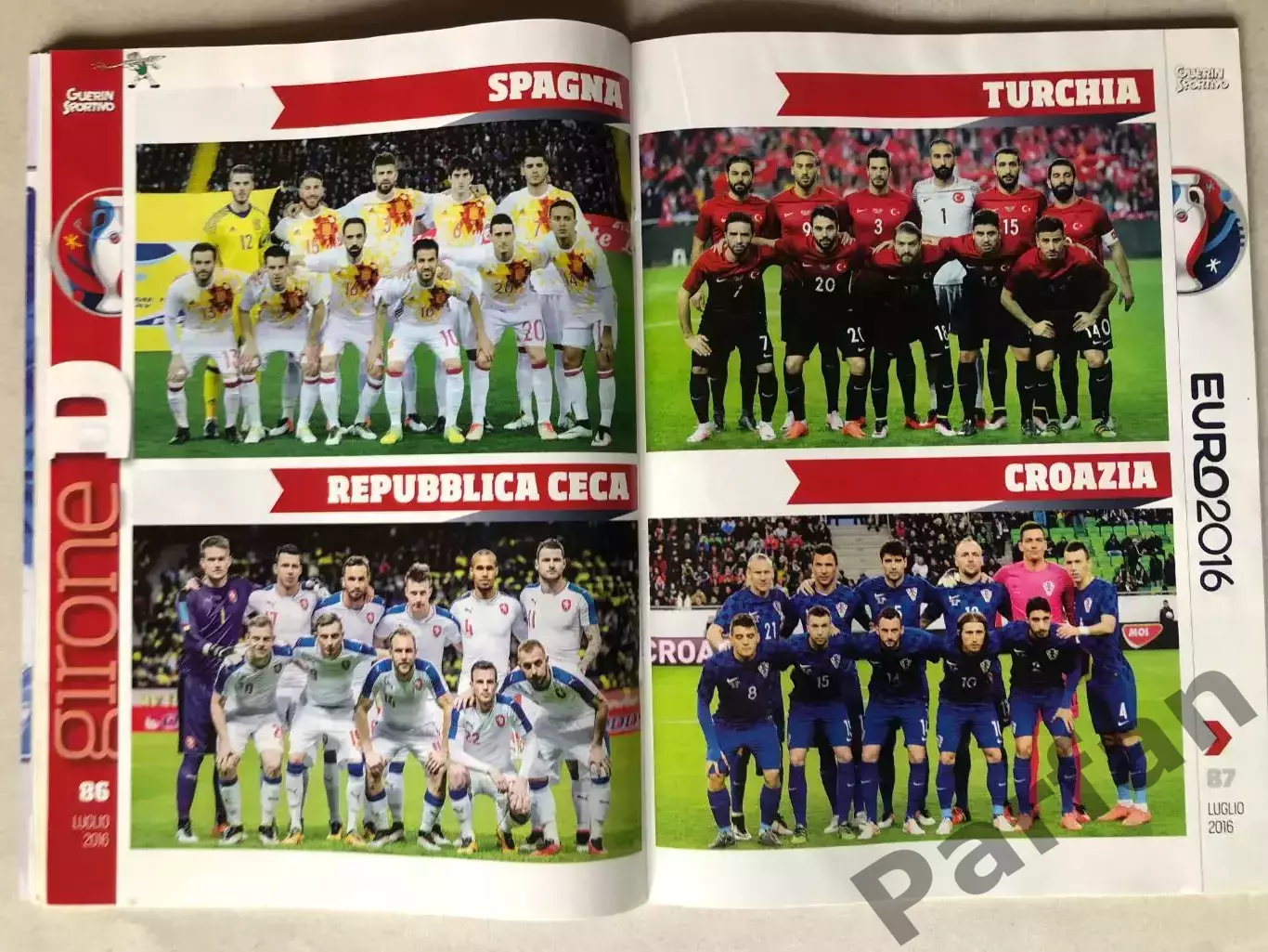 Журнал Guerin Sportivo Чемпіонат Європи ЕВРО 2016 Спецвипуск 4