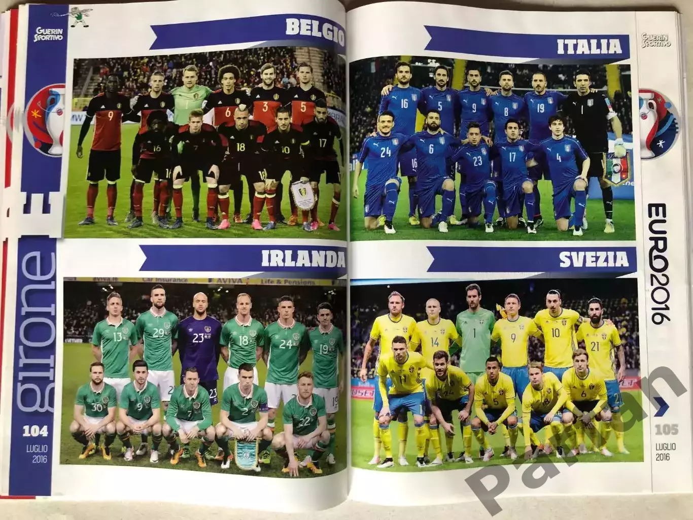 Журнал Guerin Sportivo Чемпіонат Європи ЕВРО 2016 Спецвипуск 5