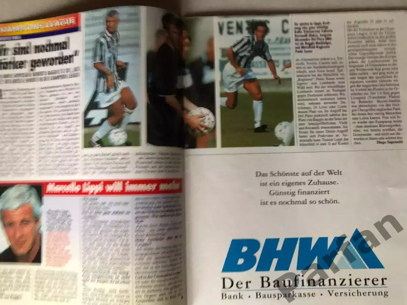 Журнал Футбол Fusball Sport Extra 1995/96 Ліга Чемпіонів Спецвипуск Боруссія 4