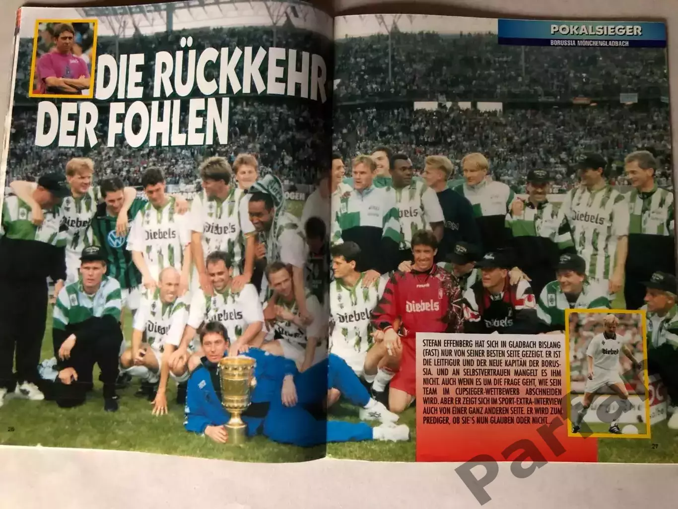 Журнал Футбол Fusball Sport Extra 1995/96 Ліга Чемпіонів Спецвипуск Боруссія 1