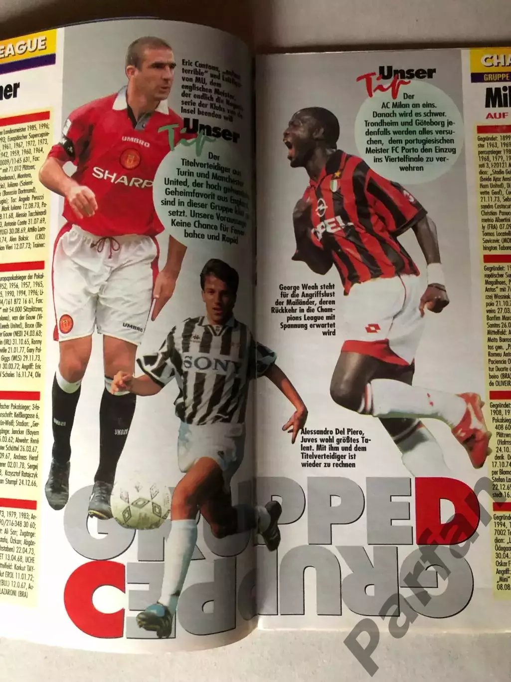 Журнал Футбол Fusball Sport Extra 1996/97 Єврокубки Ліга Чемпіонів Спецвипуск 3
