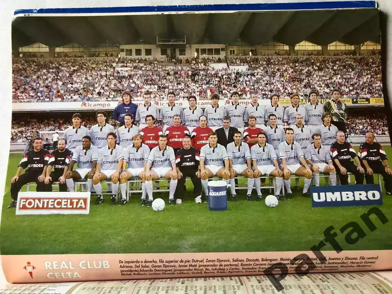 Журнал Don Balon/Дон Балон Іспанія Ла Ліга 1997/98 Специпуск 40 постерів А-4 4