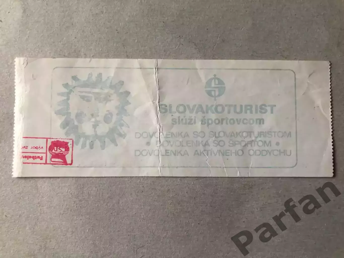 Билет ЧССР - СССР 1981 1