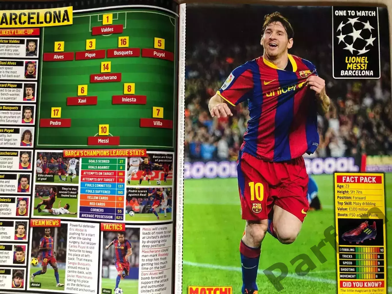 Журнал Match 2011 Рейнджерс 7