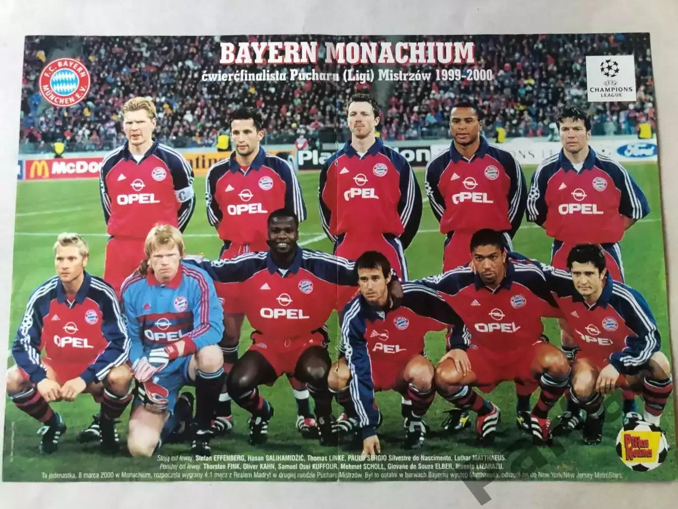 Pilka Nozna Постер Баварія