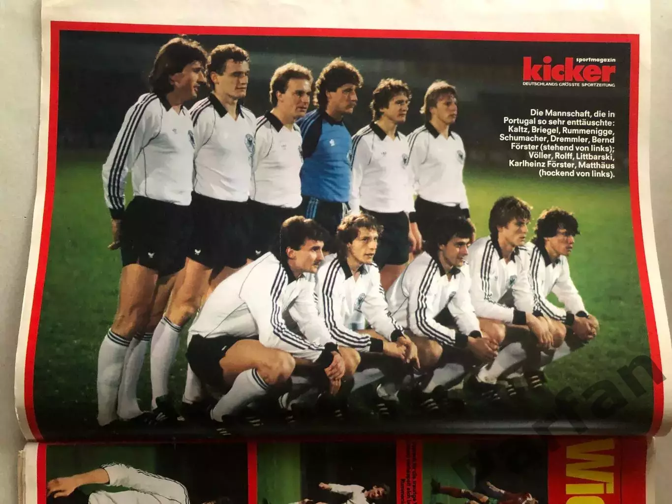 Футбол Журнал Kicker 1983 Постер Німеччина 1