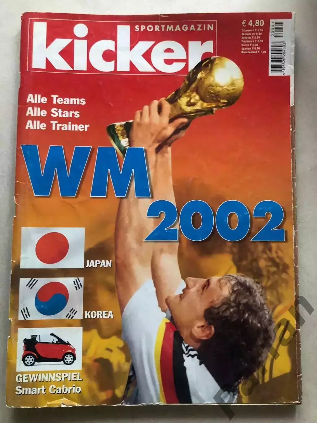 Футбол Журнал Kicker Чемпіонат Світу 2002 Спецвипуск