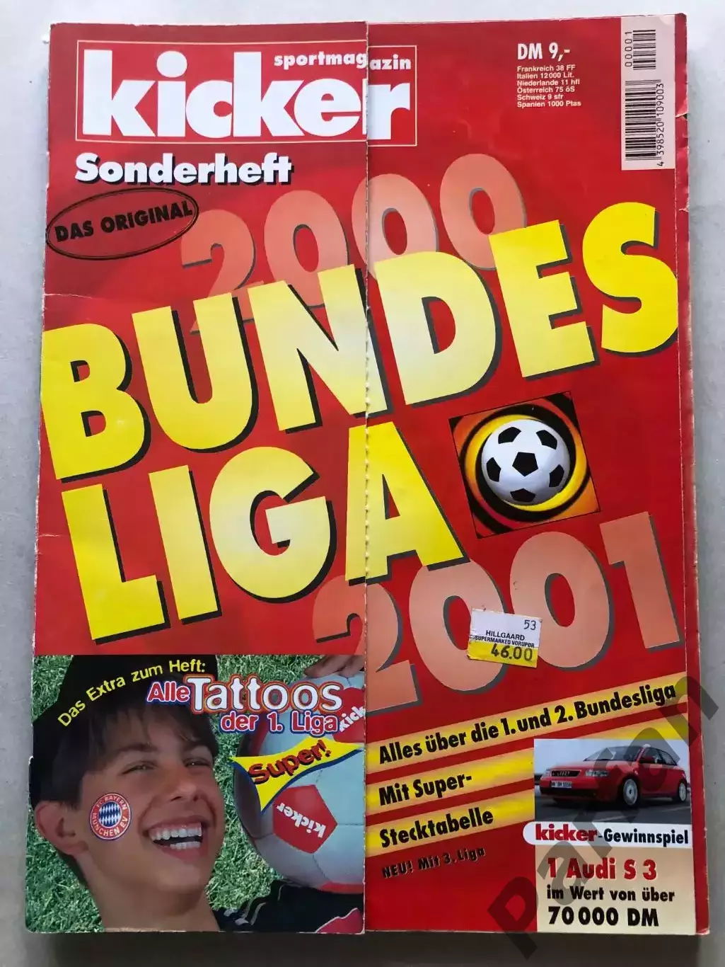 Футбол Журнал Kicker Bundesliga Бундесліга 2000/01 Спецвипуск