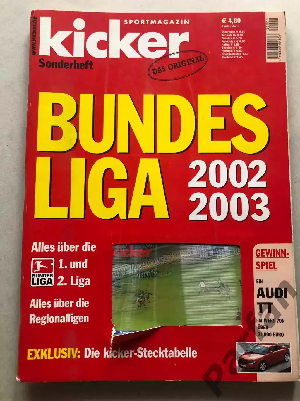 Футбол Журнал Kicker Bundesliga Бундесліга 2002/03 Спецвипуск