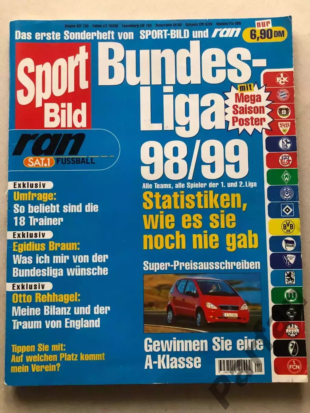 Футбол Журнал Sport Bild Bundesliga 1998/99 Спецвипуск
