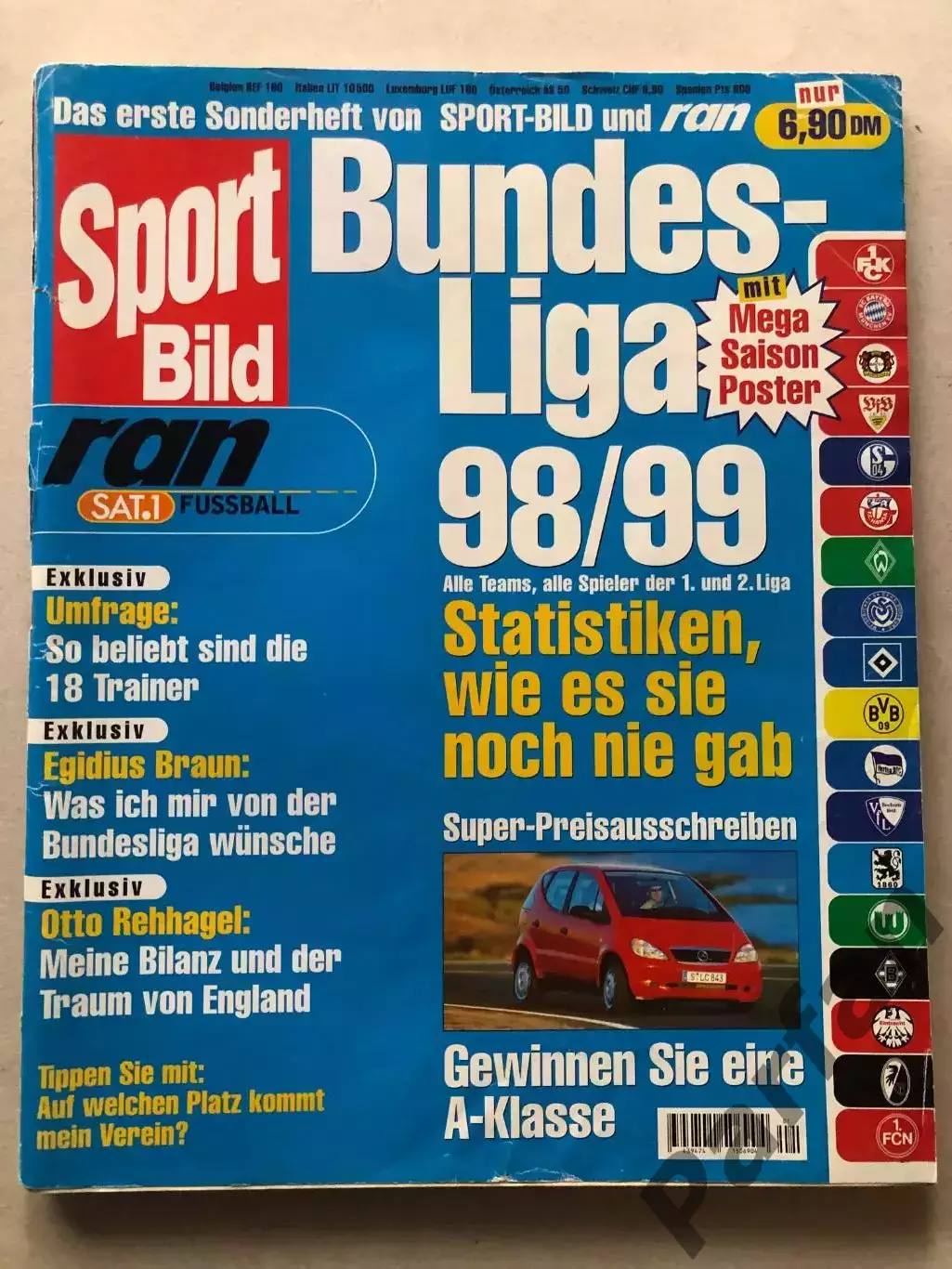 Футбол Журнал Sport Bild Bundesliga 1998/99 Спецвипуск