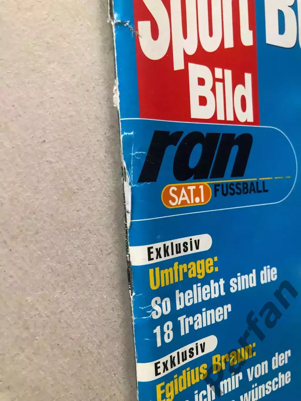 Футбол Журнал Sport Bild Bundesliga 1998/99 Спецвипуск 1