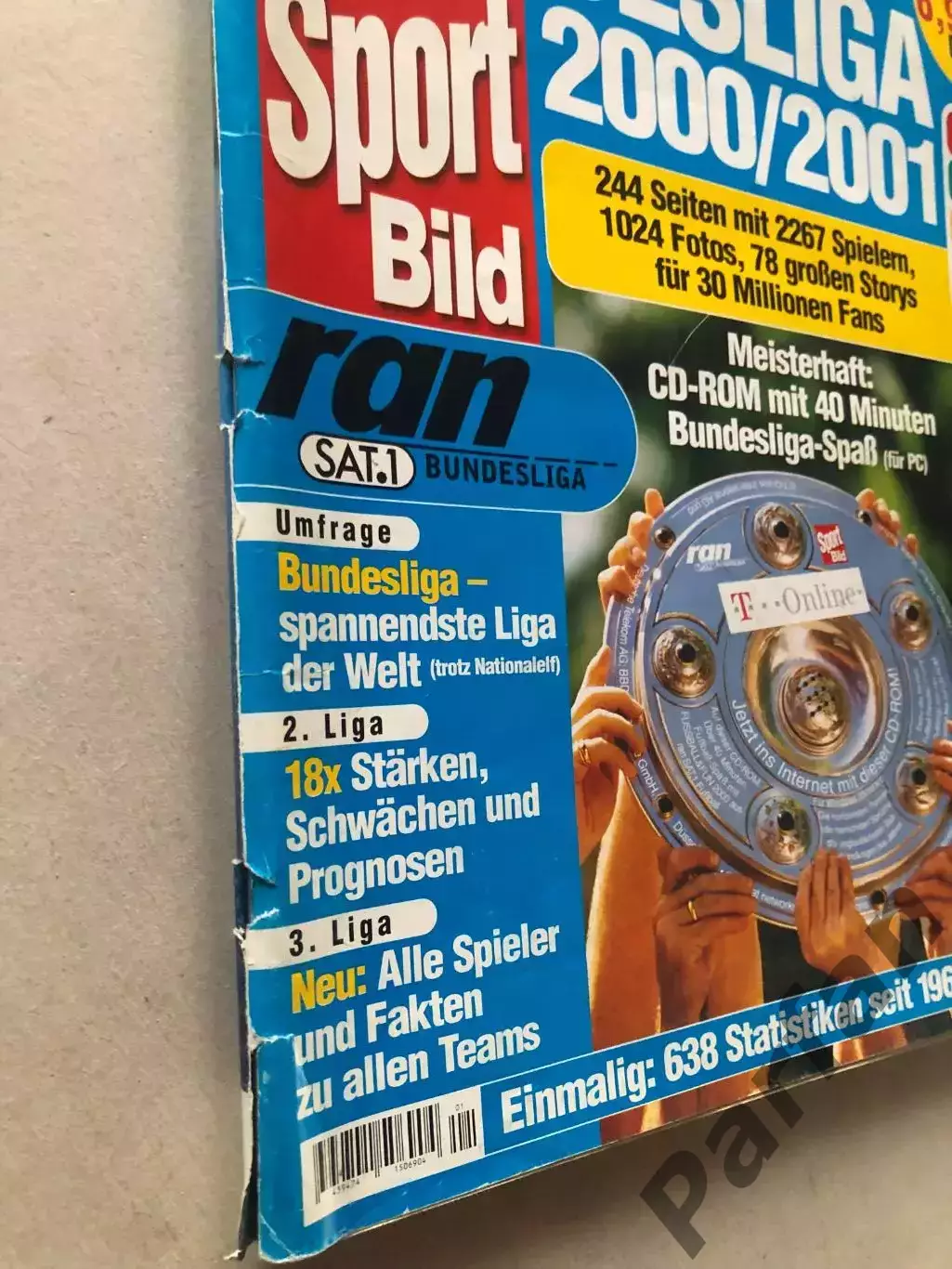 Футбол Журнал Sport Bild Bundesliga 2000/01 Спецвипуск 1