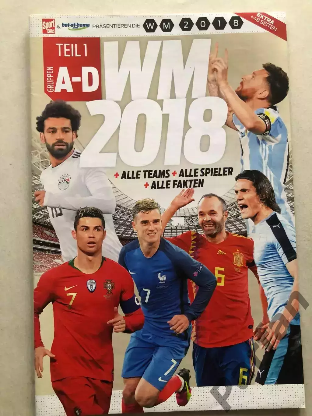 Футбол Журнал Sport Bild WM Чемпіонат Світу 2018 Спецвипуск 1