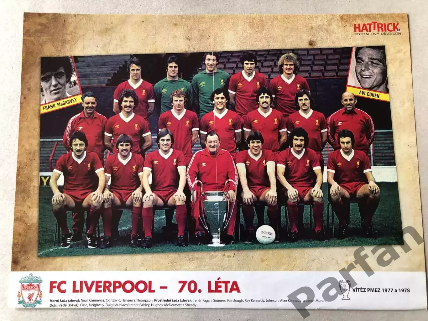 Журнал Футбол Постер Баварія/Ліверпуль 1