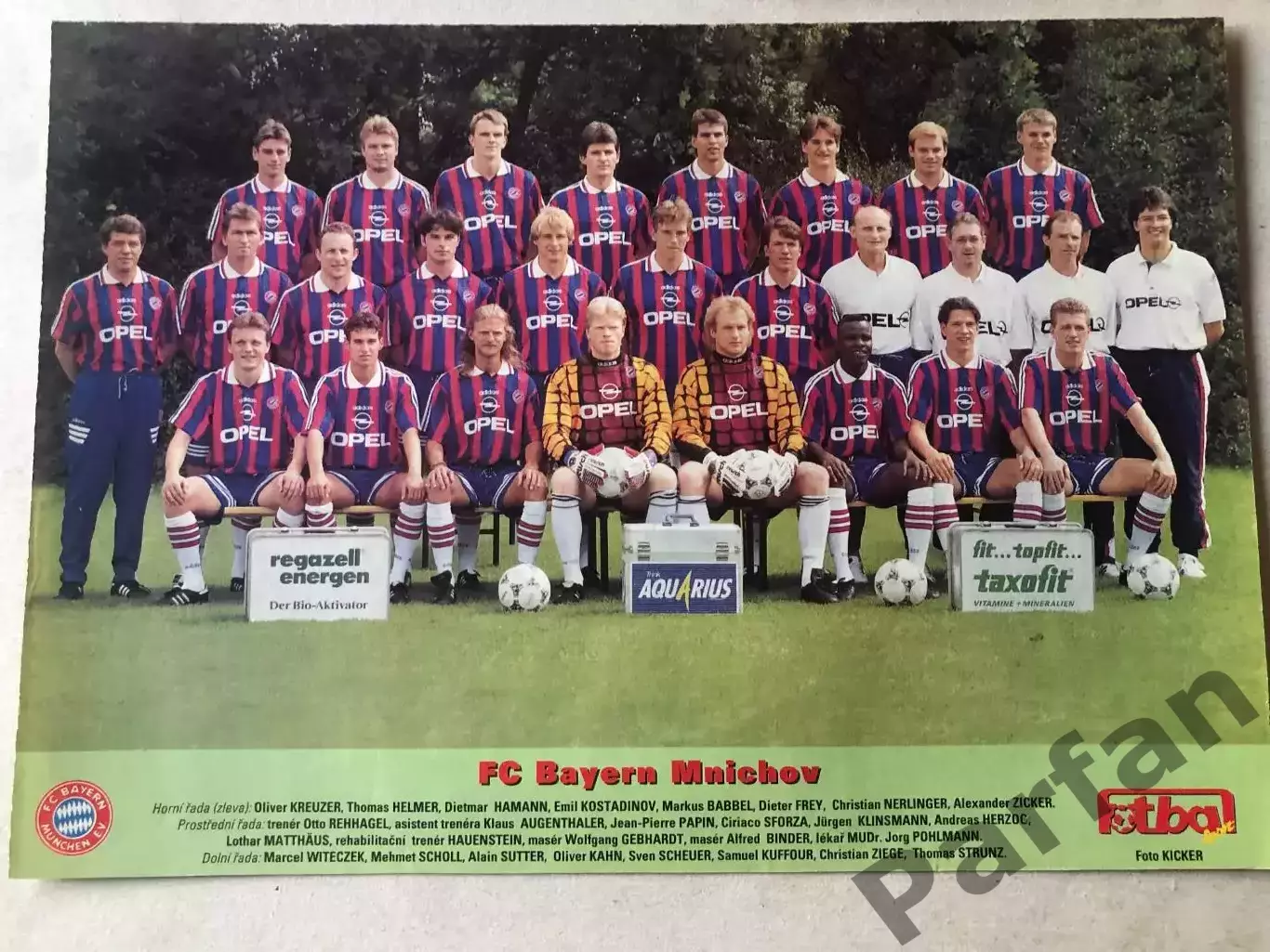 Fotbal Постер Баварія