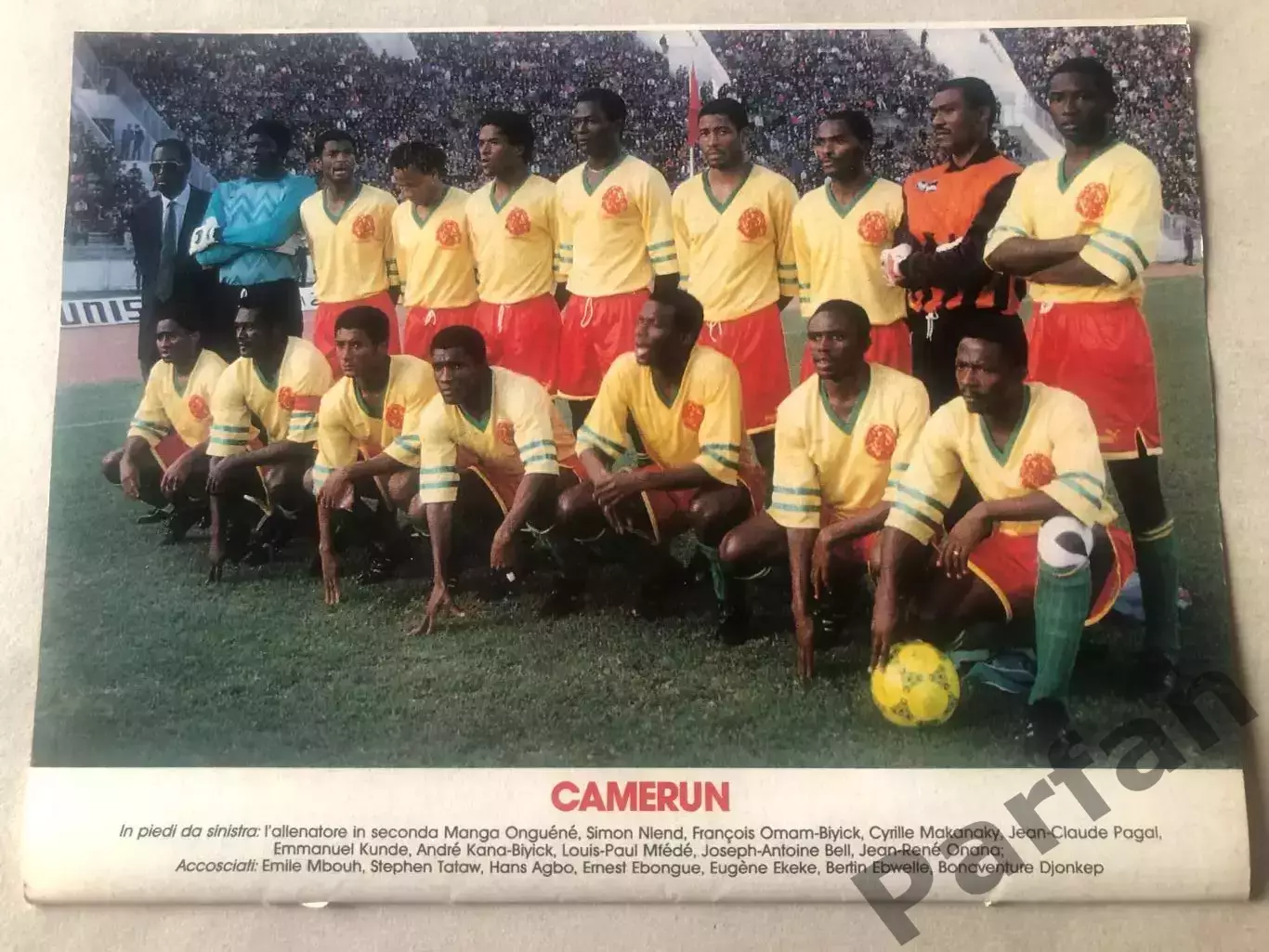 Knorr Постер Камерун 1990