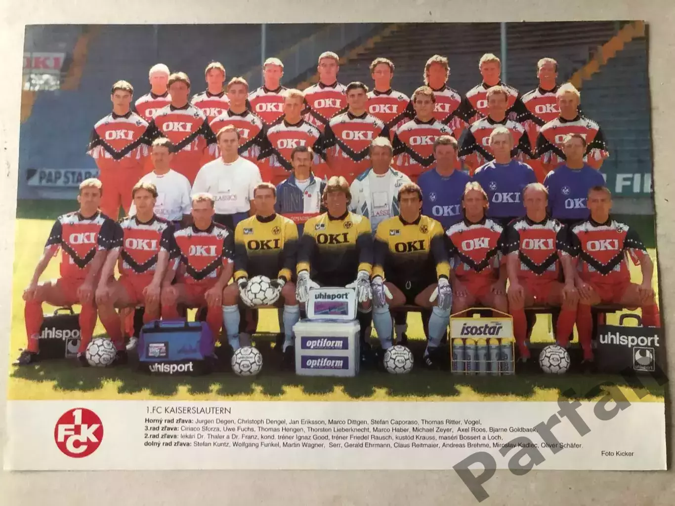 Fotbal Постер Кайзерслаутерн