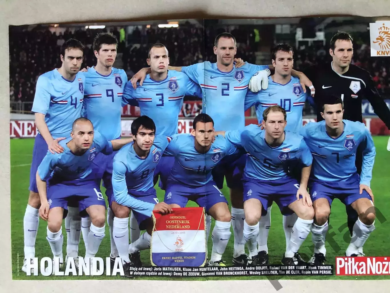 Pilka Nozna Постер Голландія