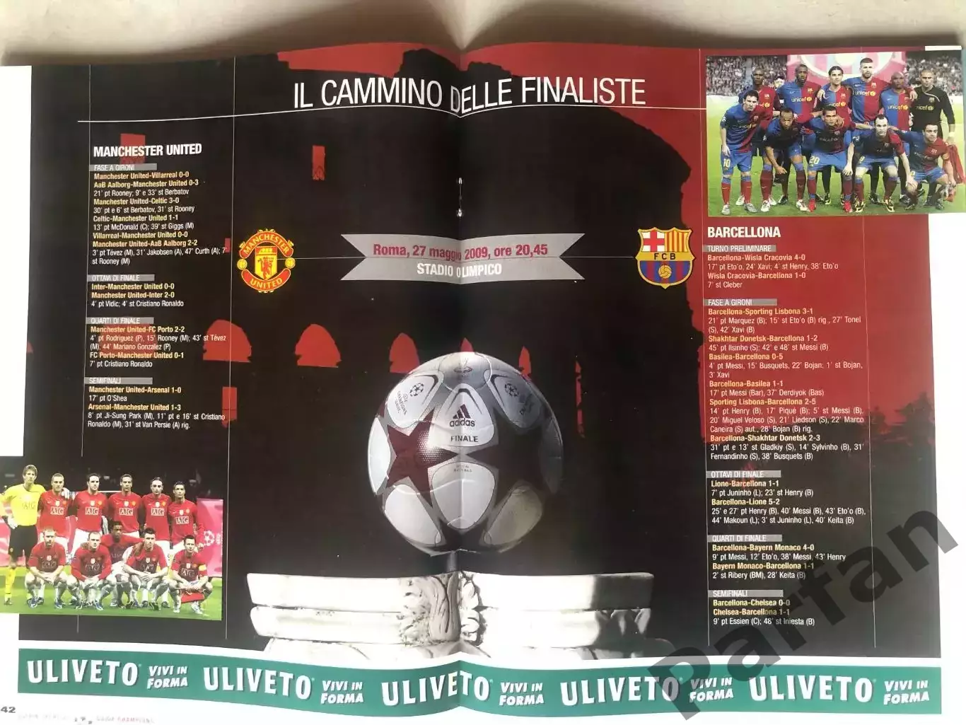 Лига Чемпионов Финал Барселона - Манчестер Юнайтед 2009 Guerin Sportivo 1
