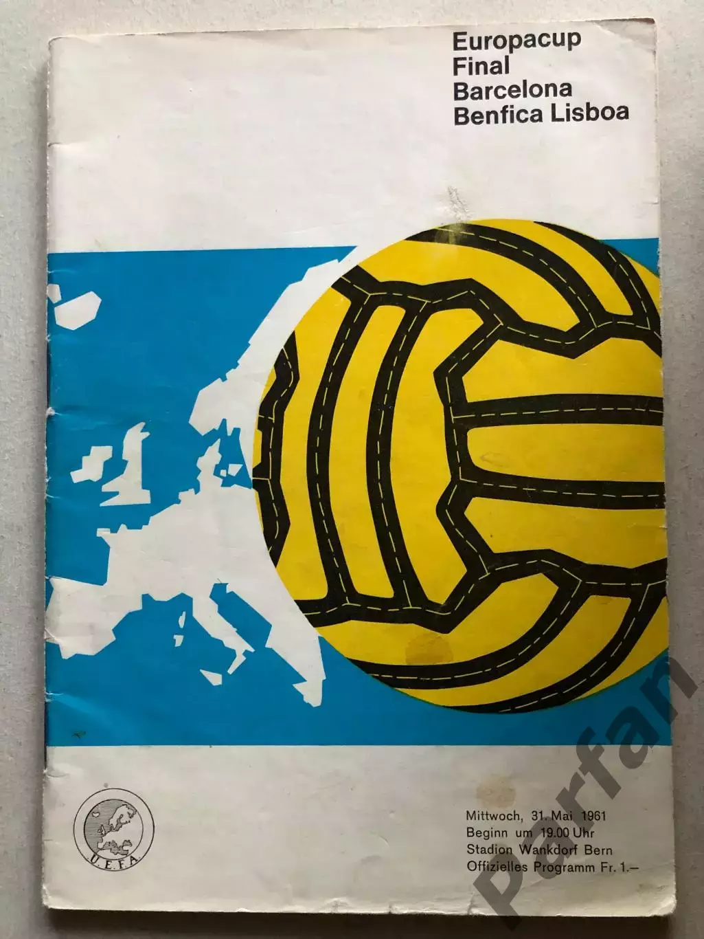 Кубок Чемпионов Финал Барселона - Бенфика 1961 Barcelona v Benfica