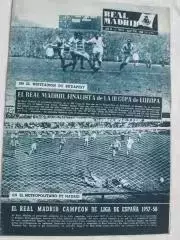 Кубок Чемпионов финал Реал Мадрид - Милан 1958 Real v Milan Real Madrid Revista