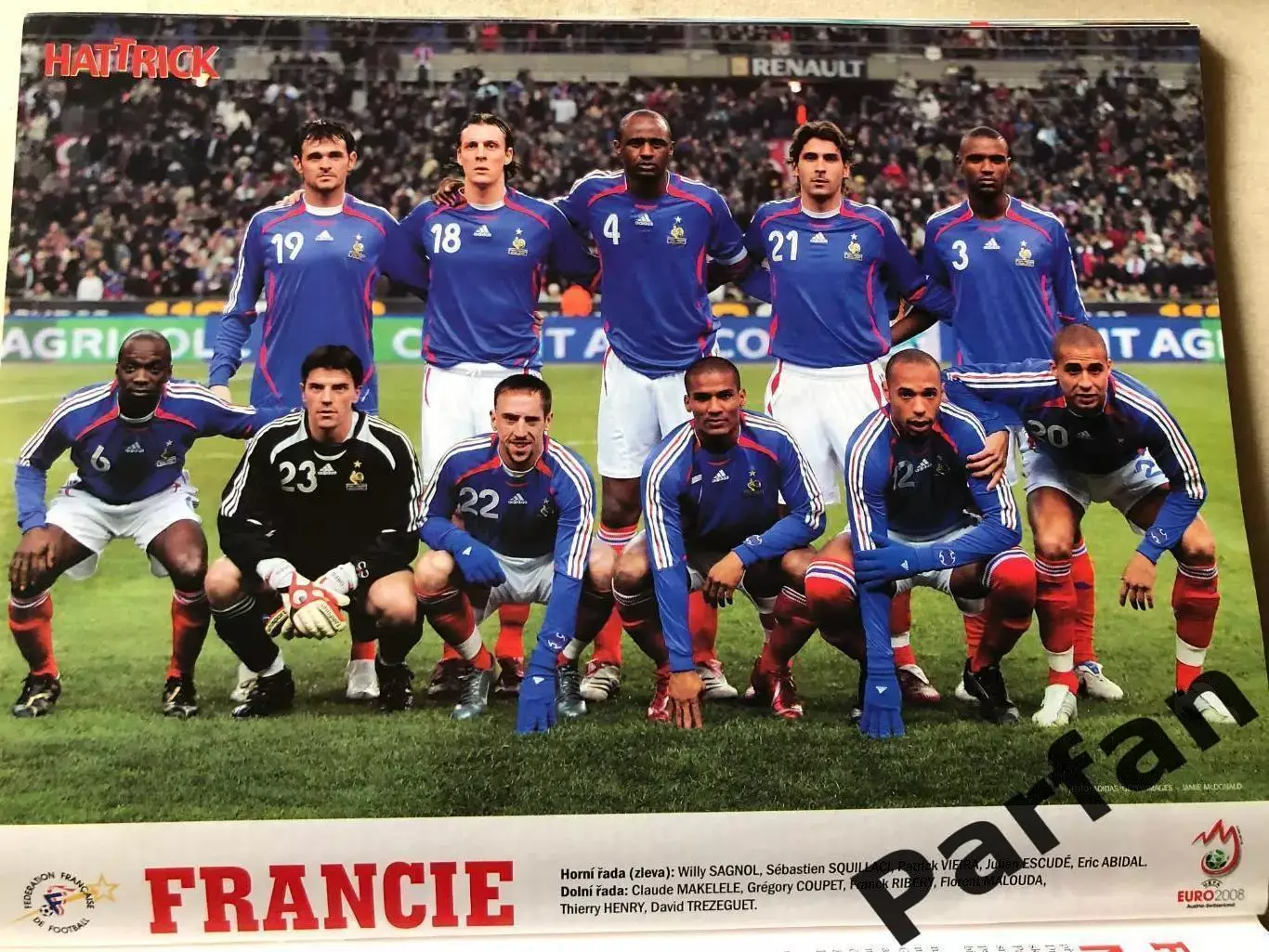 Футбол, Hattrick Чемпіонат Європи 2008 Спецвипуск 3