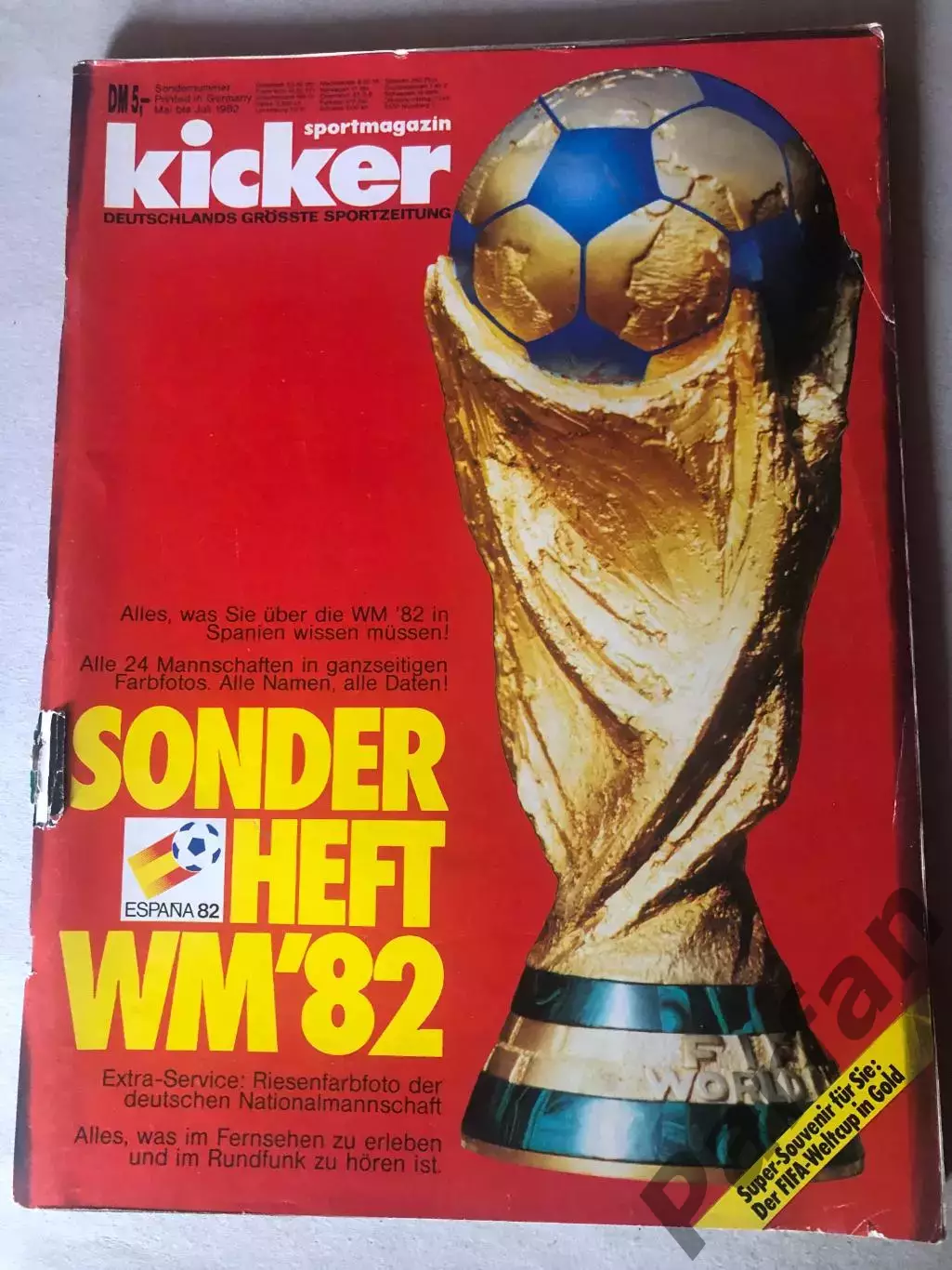 Футбол Журнал Kicker Чемпіонат Світу 1982 Спецвипуск