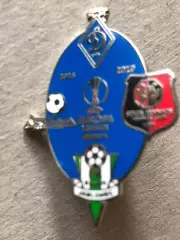 Знак Динамо Київ Астана Яблонець Ренн 2018 Емаль