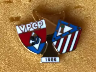 Знак Динамо Київ - Атлетіко Мадрид 1986 Фінал КВК