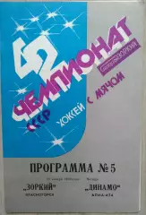 Зоркий Красногорск - Динамо Алма-Ата - 18 января 1990 год