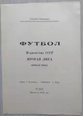 Ока Коломна - Арсенал Тула - 20 июня 1989 год