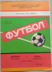 Шинник Ярославль - Колос Никополь - 14 апреля 1987 год
