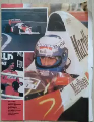 Алан Прост - гонщик (Формула-1). Фото из журнала Кепеш спорт/Kepes sport